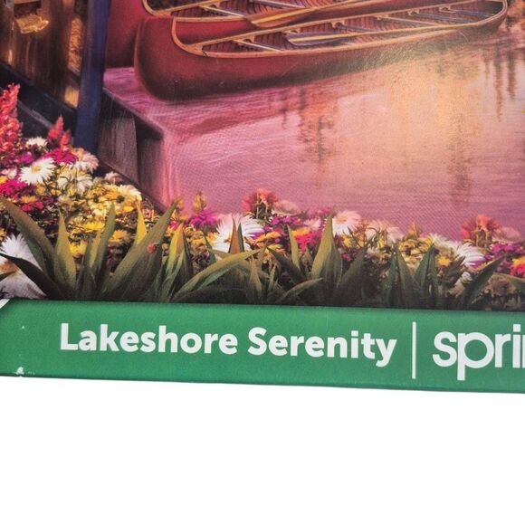 Springbok Lakeshore Serenity 1000 pc Jigsaw Puzzle USED - Picture 10 of 11